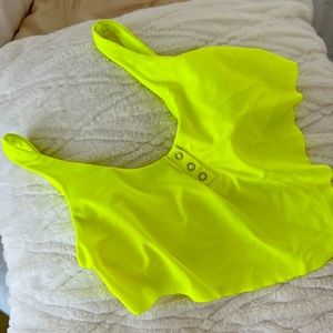Neon Swim Top! New! Never Worn